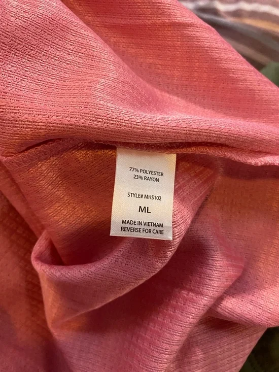 ANDRÉE BY UNIT Pink Waffle Knit Tunic - Picture 4 of 4